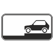Дорожный знак 8.6.8 «Способ постановки транспортного средства на стоянку» (металл 0,8 мм, II типоразмер: 350х700 мм, С/О пленка: тип Б высокоинтенсив.)